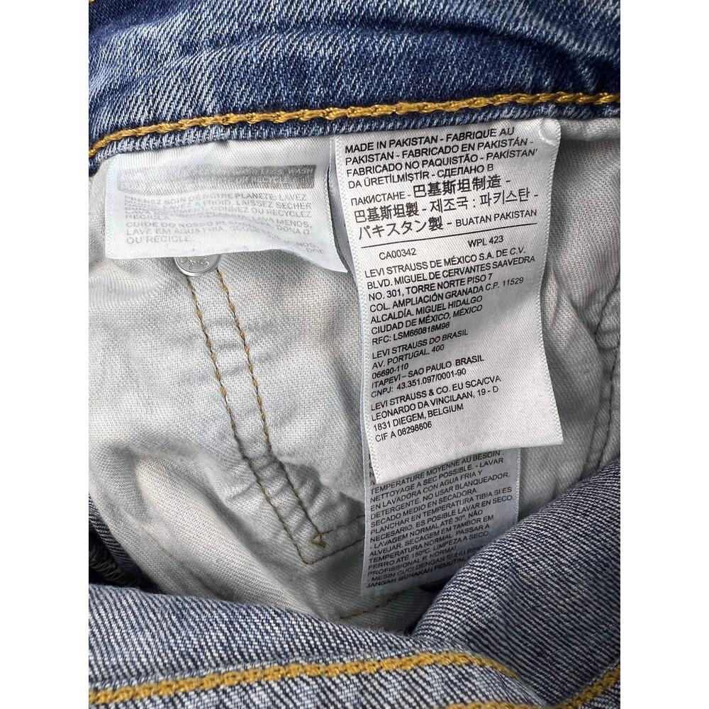 Levi’s 505 Regular Fit Blue Denim Jeans Straight Leg Classic Vintage - Picture 11 of 11